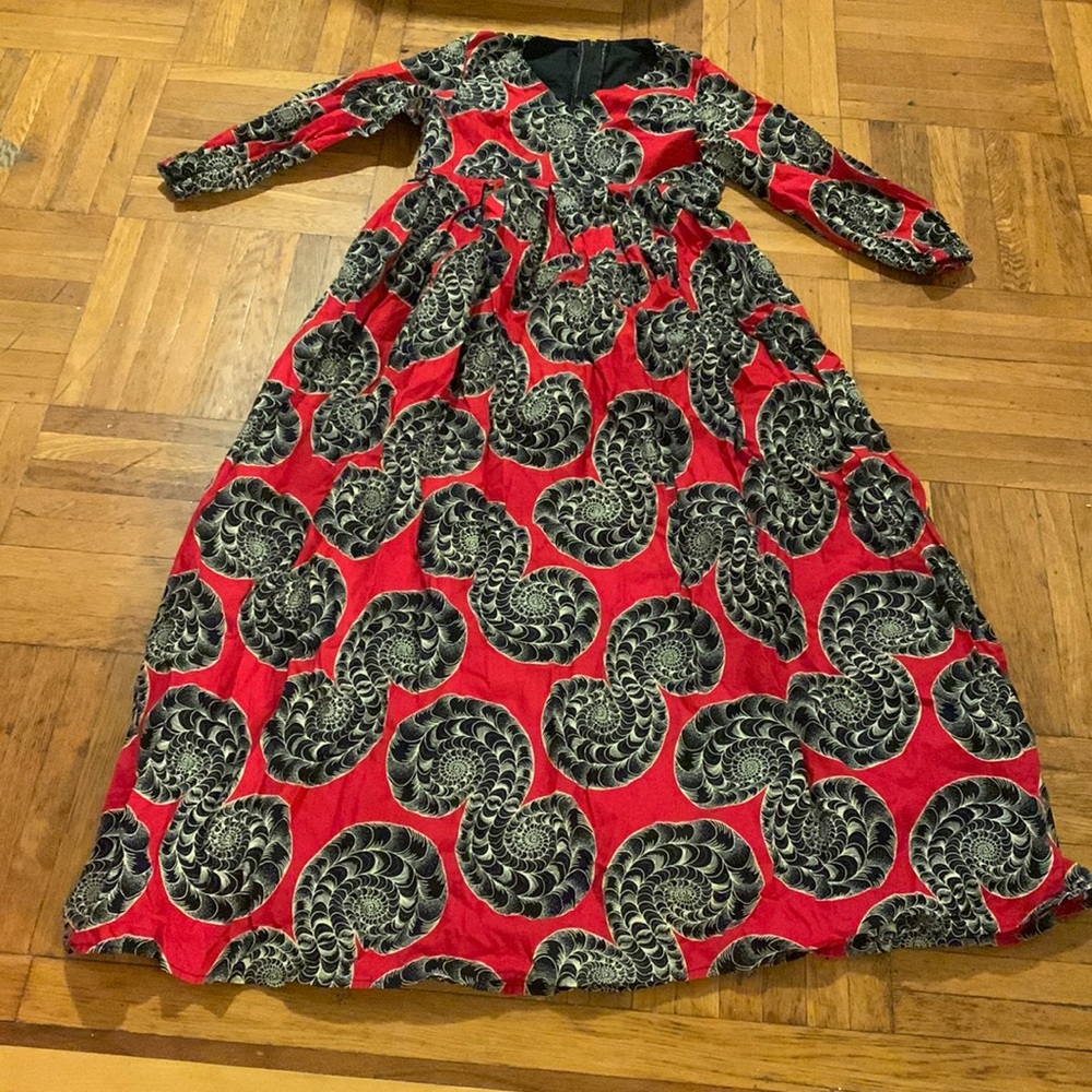 Beautiful Ankara dress with a back zipper for 14,15 16 years old girl